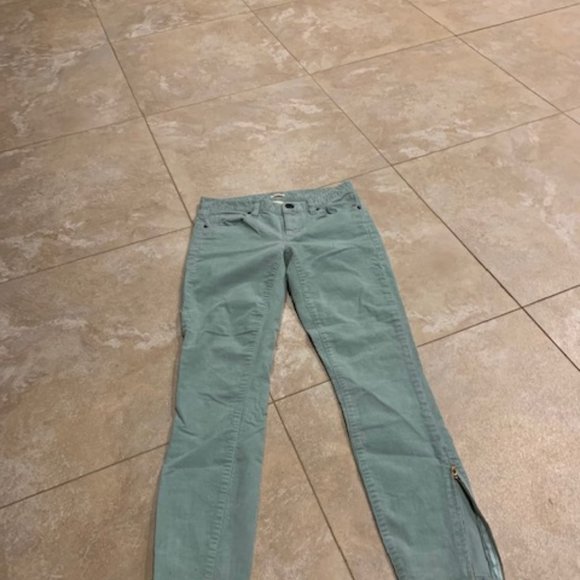 j crew toothpick corduroy jeans size 26